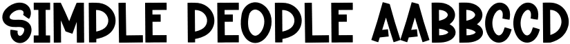 Simple People font download