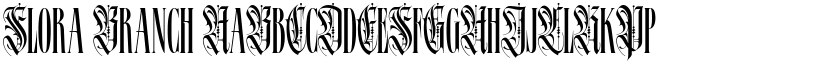 Flora Branch font download