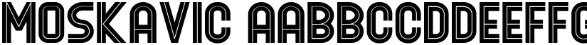 Moskavic font download