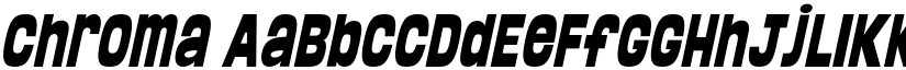 Chroma font