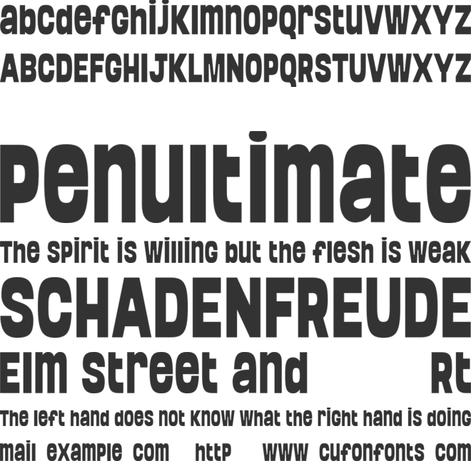 Chroma font preview