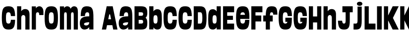 Chroma font