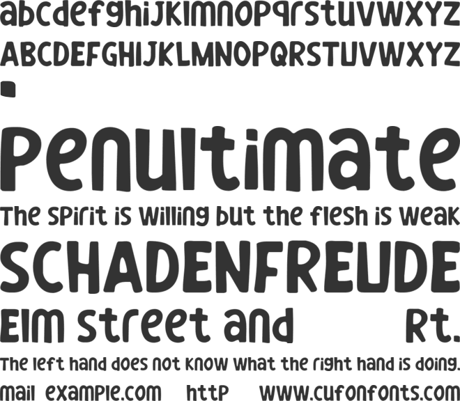 OHGUMI font preview