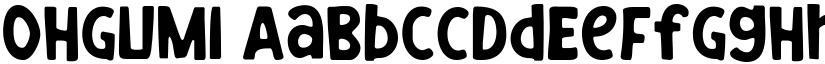 OHGUMI font download
