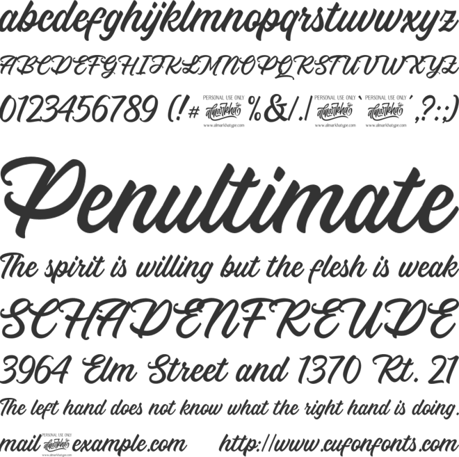 Honeybloom font preview