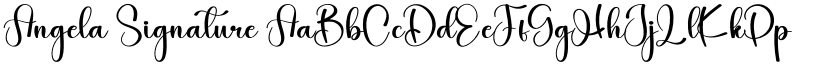 Angela Signature font download