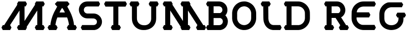 MastumBold Regular font