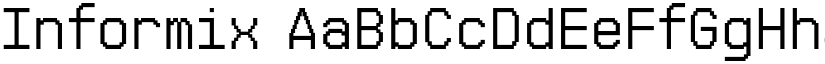 Informix font
