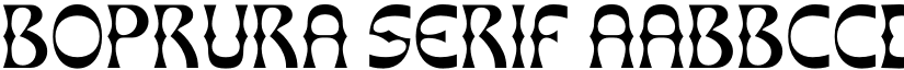 Boprura Serif font