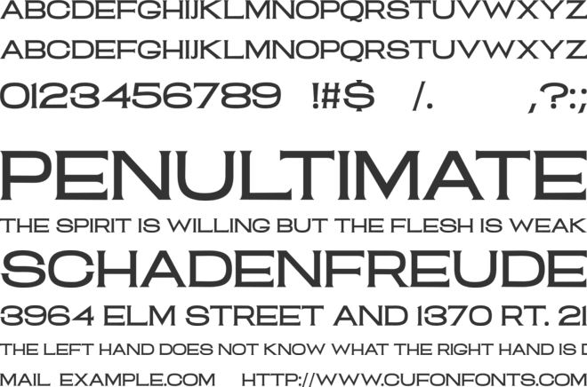 Clam Shack font preview