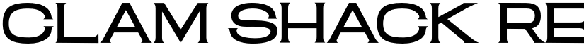 Clam Shack Regular font