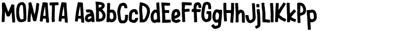 MONATA font