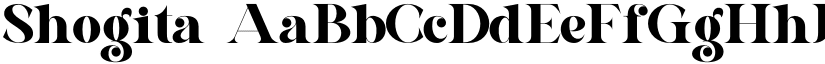 Shogita font download