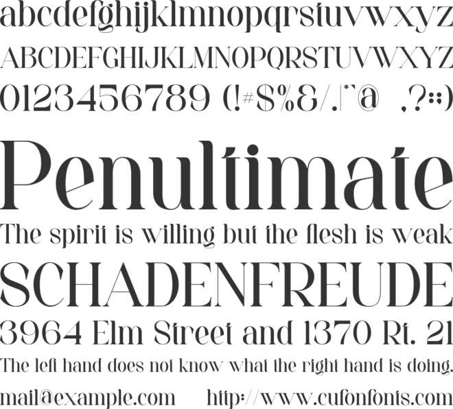 Seroja font preview