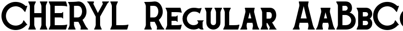 CHERYL Regular font