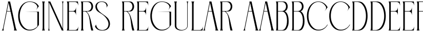 Aginers font download