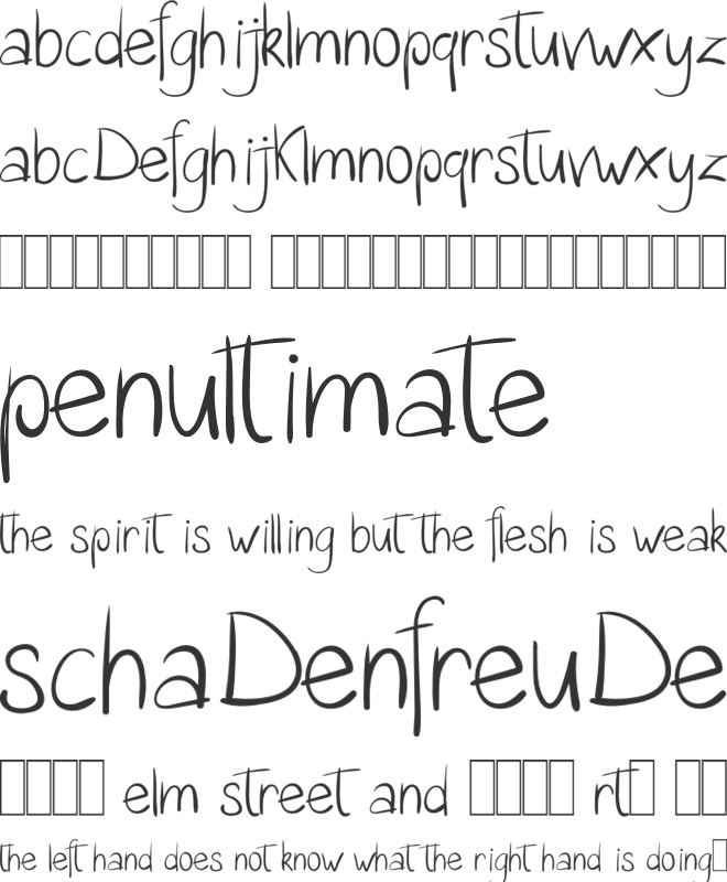 Katalyn font preview