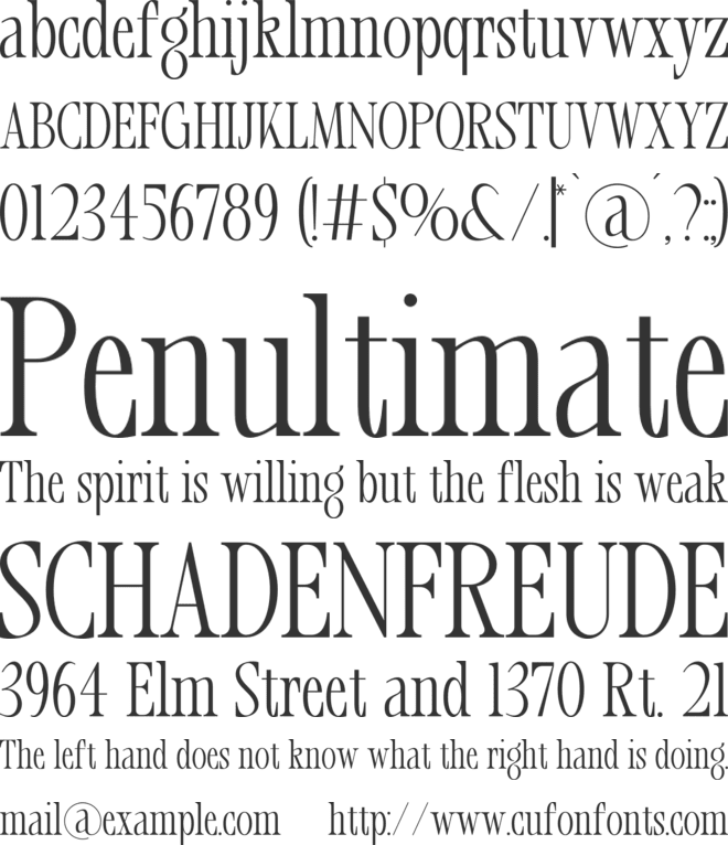 Maffio Kartela font preview