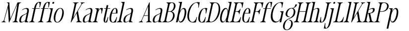 Maffio Kartela font