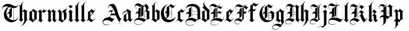 Thornville font download