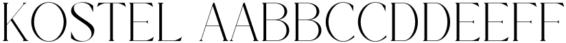 Kostel font