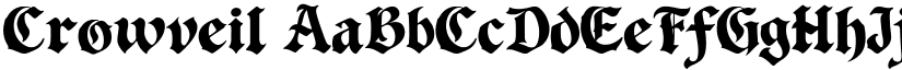 Crowveil font