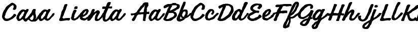 Casa Lienta font download