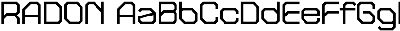 RADON font download