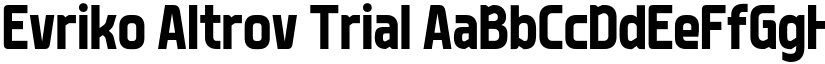 Evriko Altrov Trial font download