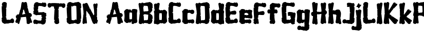 LASTON font download