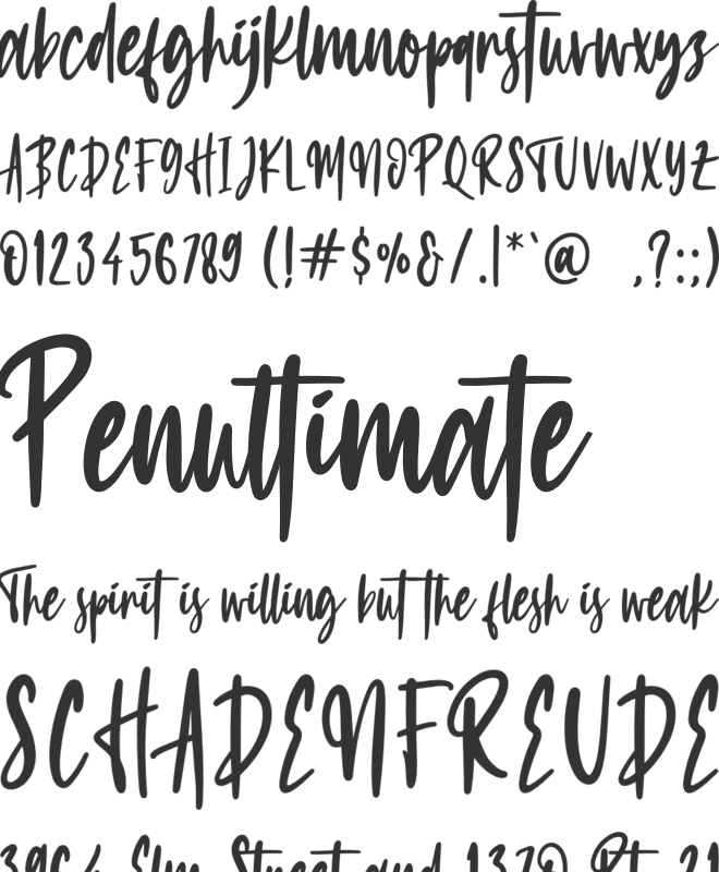 Western Airo font preview