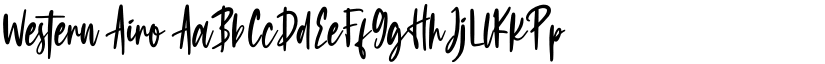 Western Airo font