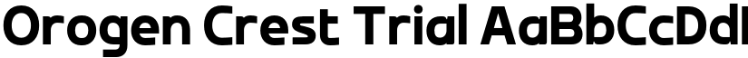 Orogen Crest Trial font download