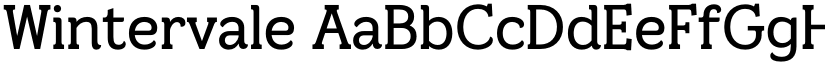 Wintervale font