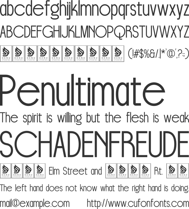 Bielchon font preview