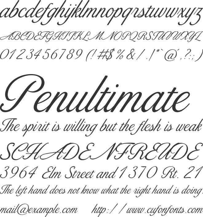 Dancing Majesty font preview