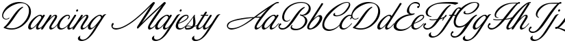 Dancing Majesty font