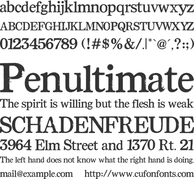 Wormhole Type font preview