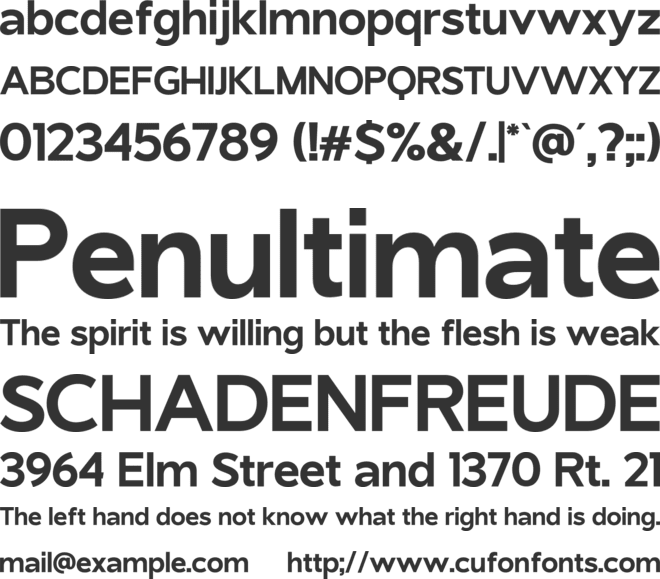 Vintura font preview
