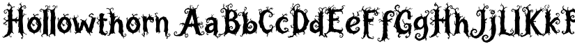 Hollowthorn font download
