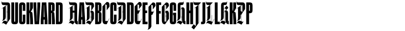 Duckvard font download