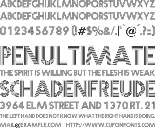 Prisma font preview