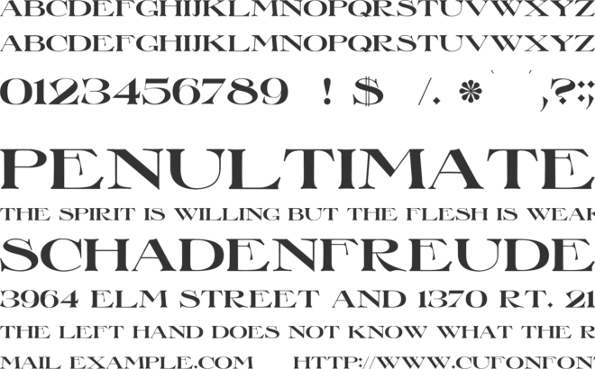 Lake Giles font preview