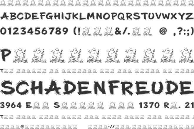 Sketchmark Free font preview