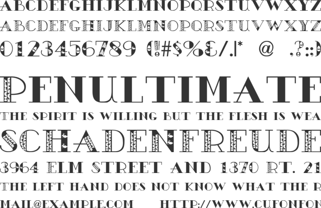 Happy Easter font preview
