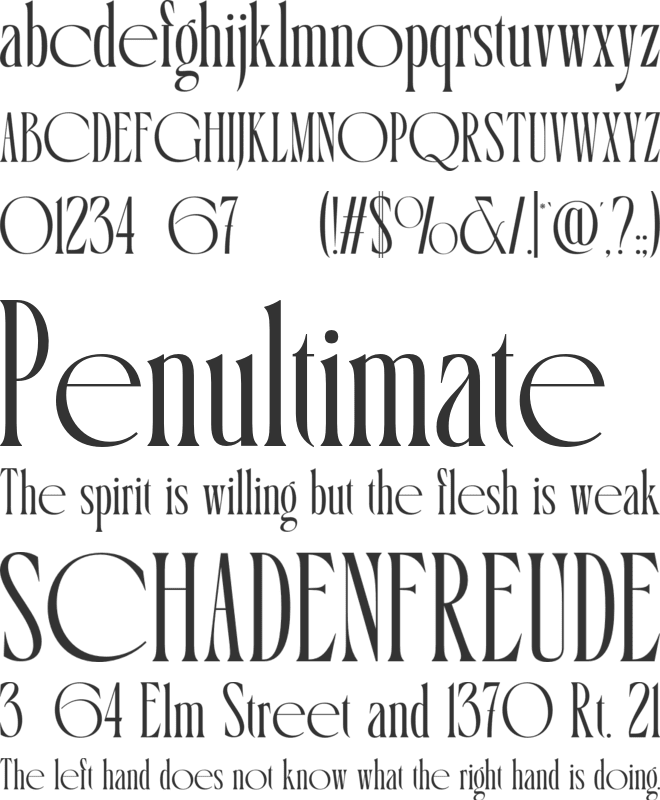 Santastic font preview