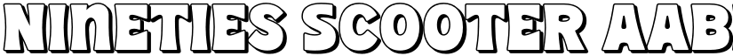 Nineties Scooter font