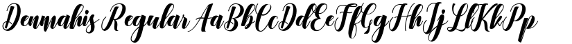 Denmahis Regular font