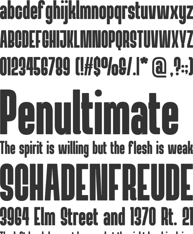 Mundle Personal Use Only font preview