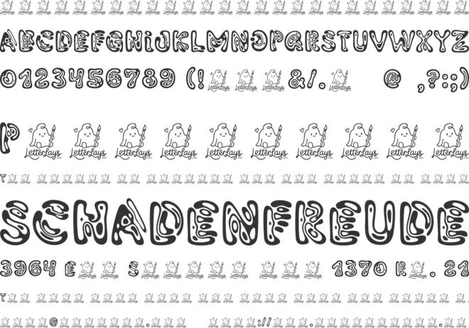 Inkadelic Free font preview